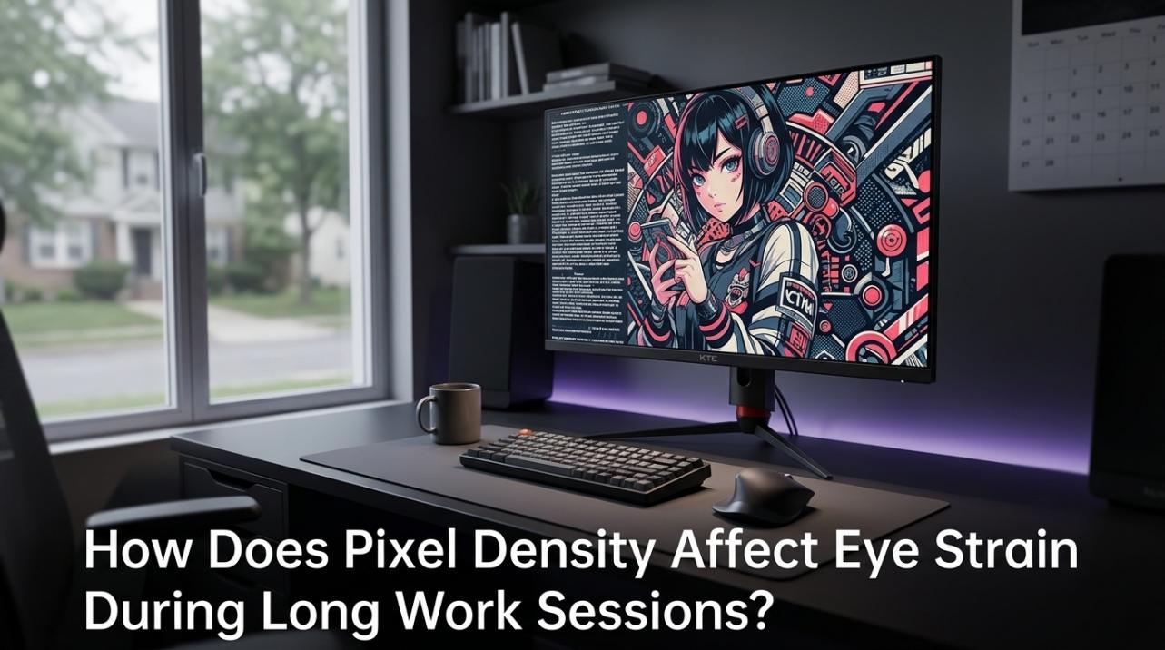 How Does Pixel Density Affect Eye Strain During Long Work Sessions?