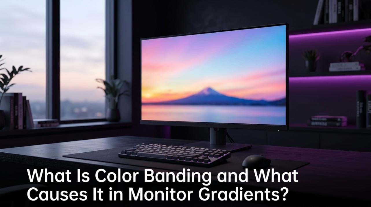 What Is Color Banding and What Causes It in Monitor Gradients?