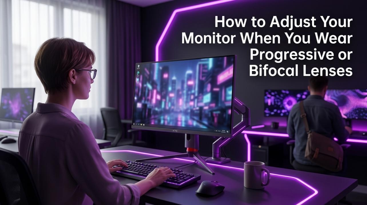 How to Adjust Your Monitor When You Wear Progressive or Bifocal Lenses