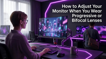 How to Adjust Your Monitor When You Wear Progressive or Bifocal Lenses