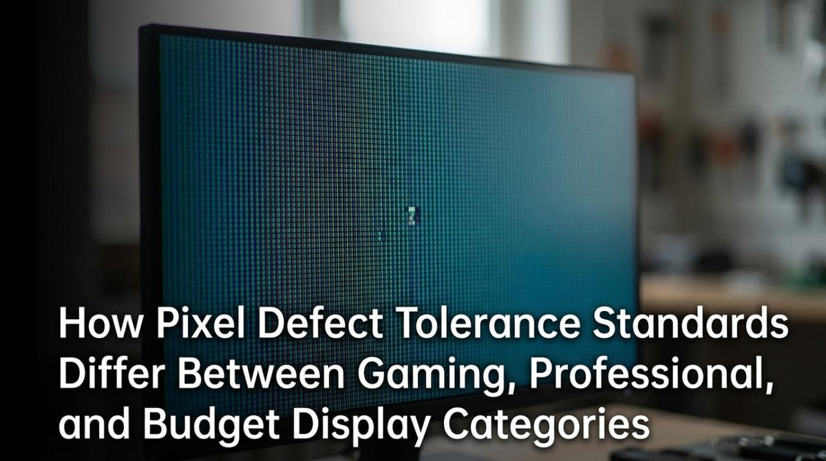 How Pixel Defect Tolerance Standards Differ Between Gaming, Professional, and Budget Display Categories