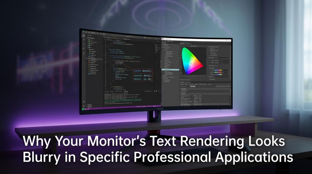 Why Your Monitor’s Text Rendering Looks Blurry in Specific Professional Applications