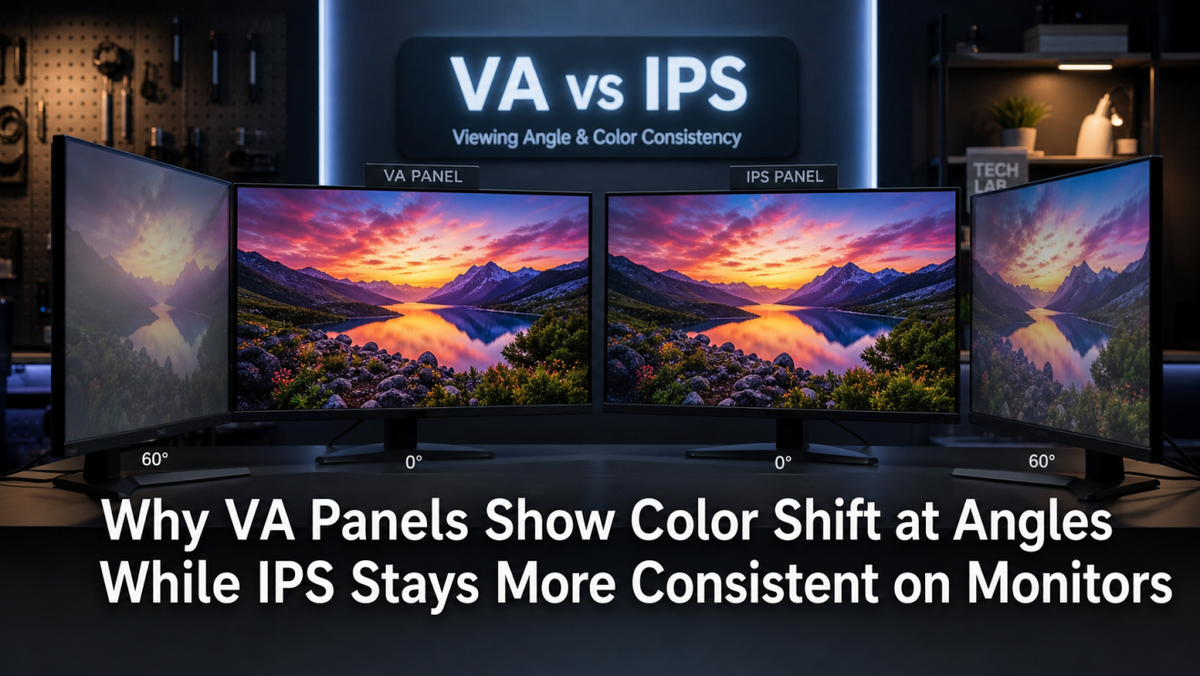 VA Panel Color Shift: Why IPS Monitors Are More Consistent