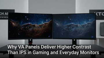 Why VA Panels Deliver Higher Contrast Than IPS in Gaming and Everyday Monitors