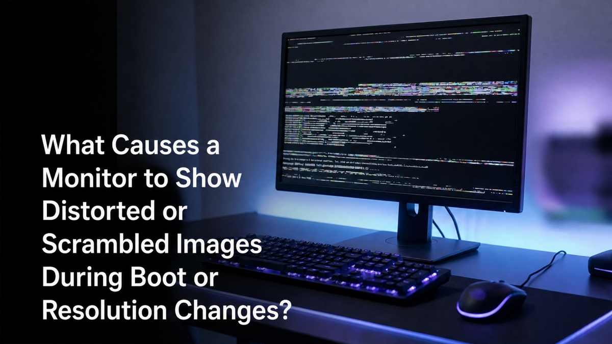 Fix a Distorted or Scrambled Monitor Image: Causes & Fixes