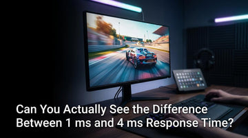 Can You Actually See the Difference Between 1 ms and 4 ms Response Time?
