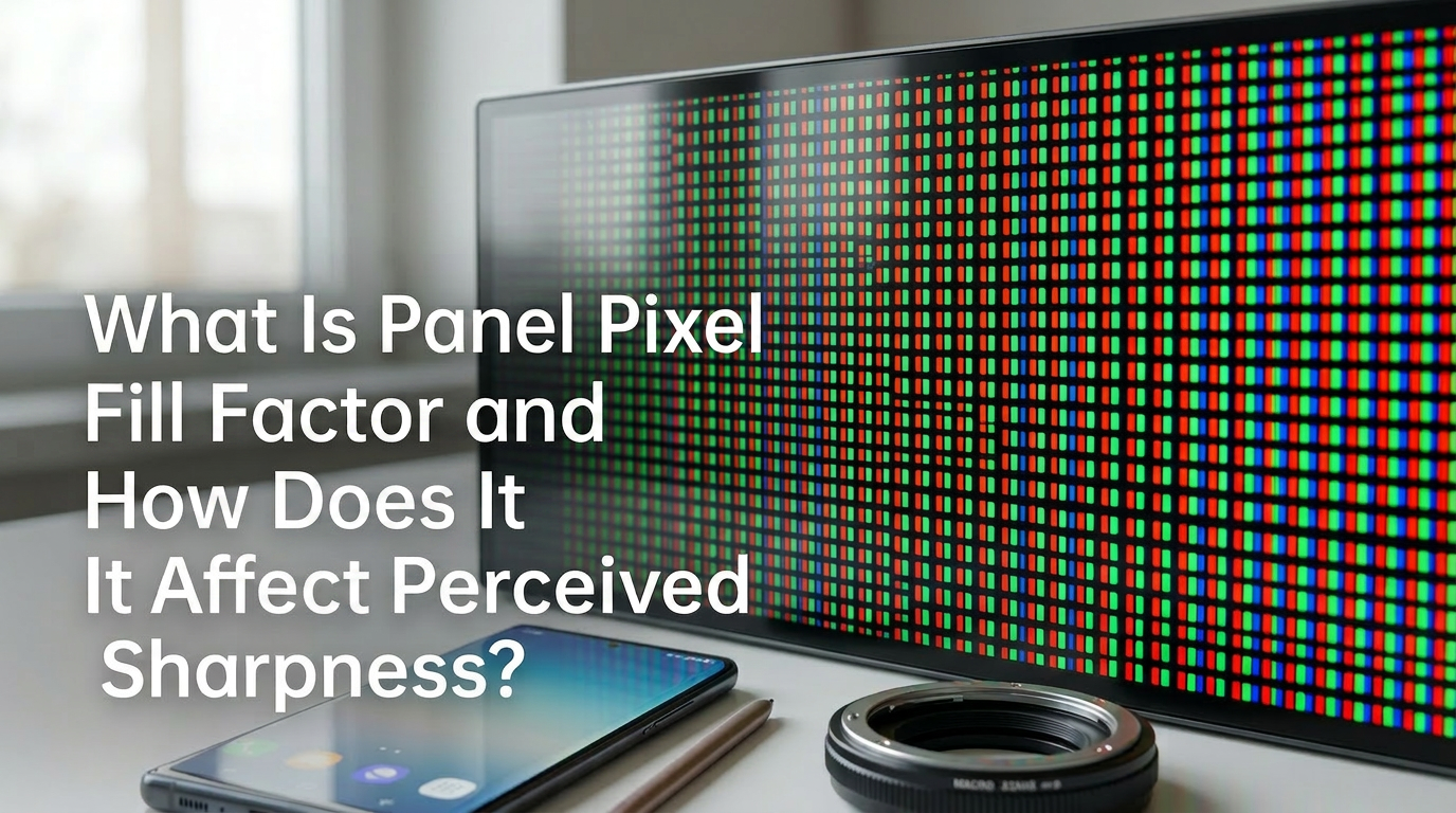 What Is Panel Pixel Fill Factor and How Does It Affect Perceived Sharpness?
