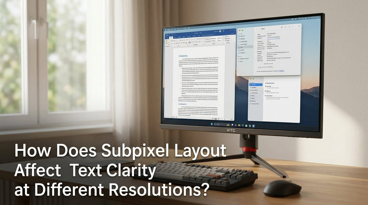 Subpixel Layout & Text Clarity: A Guide for Monitors