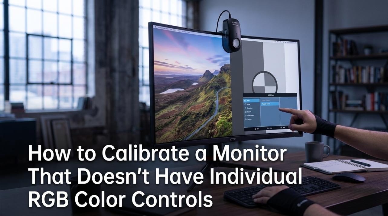 How to Calibrate a Monitor That Doesn’t Have Individual RGB Color Controls