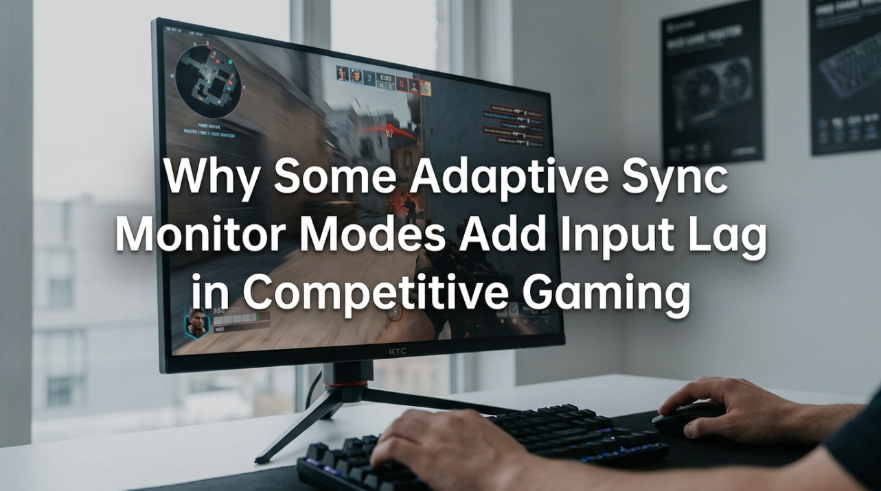 Why Some Adaptive Sync Monitor Modes Add Input Lag in Competitive Gaming