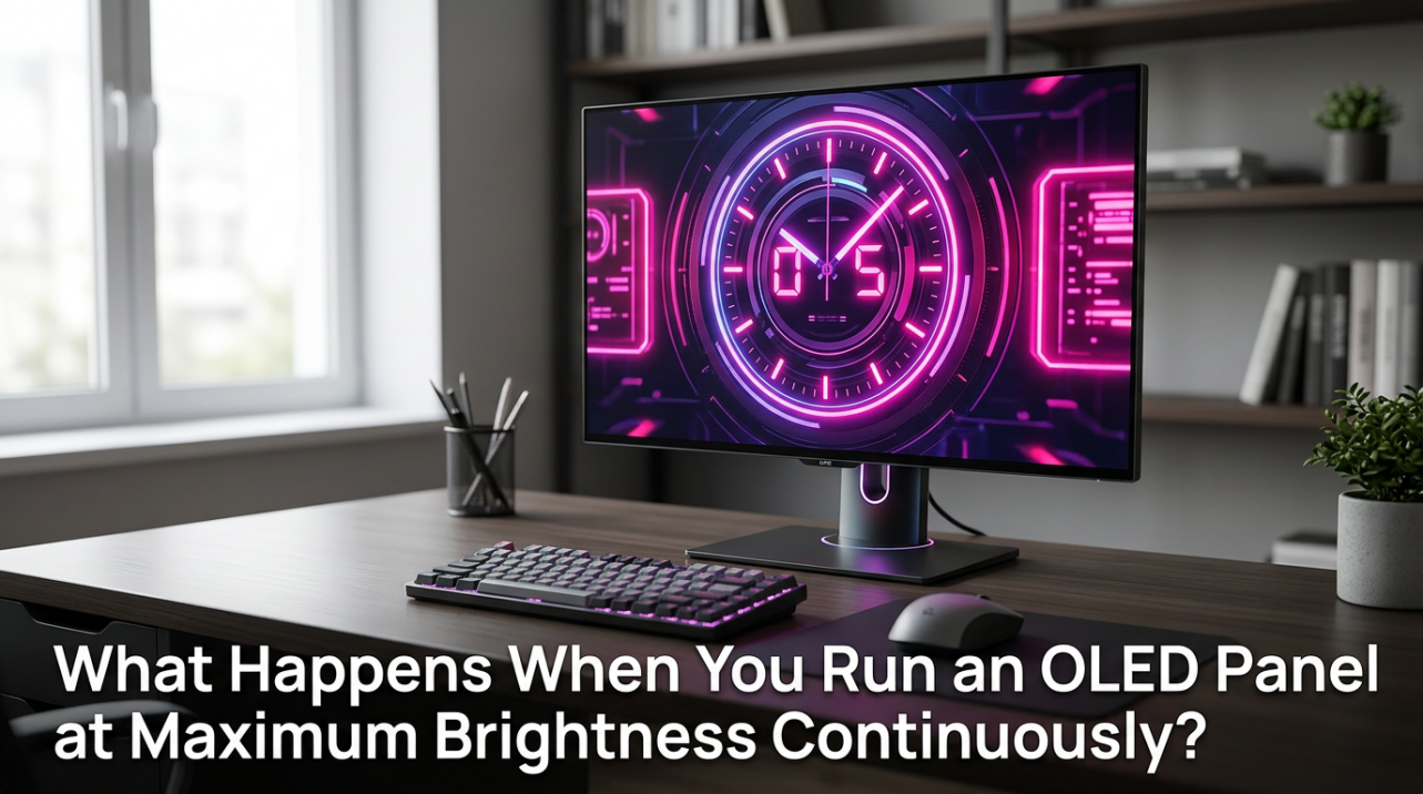 What Happens When You Run an OLED Panel at Maximum Brightness Continuously?