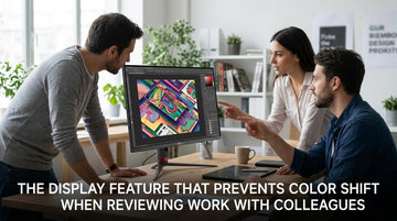 The Display Feature That Prevents Color Shift When Reviewing Work with Colleagues