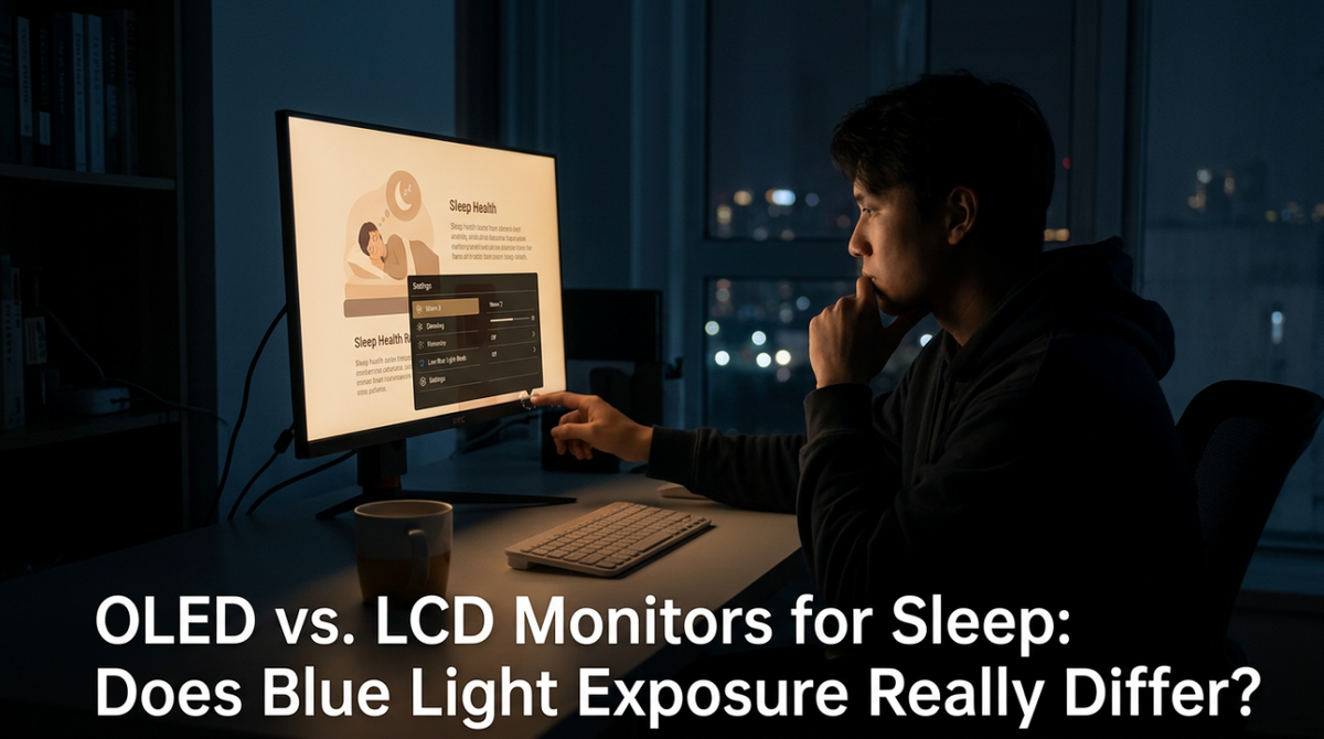 OLED vs. LCD Monitors for Sleep: Does Blue Light Exposure Really Differ?