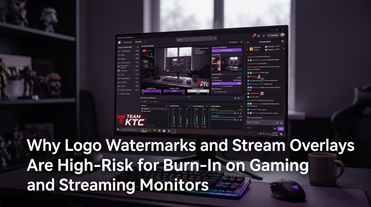 Why Logo Watermarks and Stream Overlays Are High-Risk for Burn-In on Gaming and Streaming Monitors