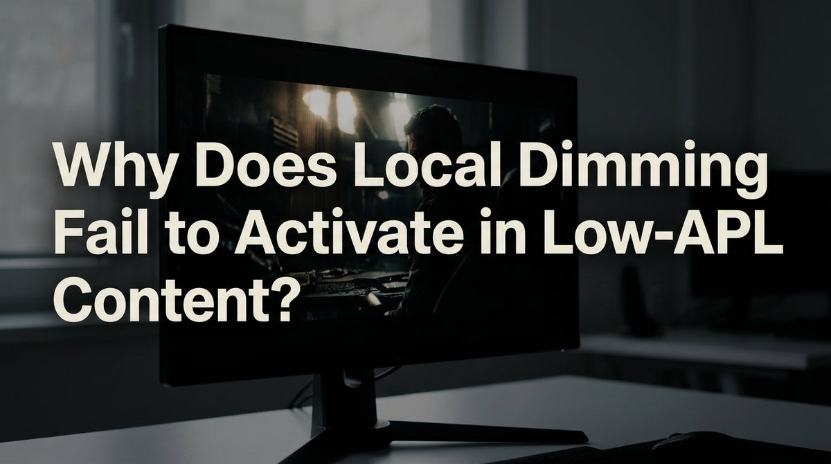 Why Does Local Dimming Fail to Activate in Low-APL Content?