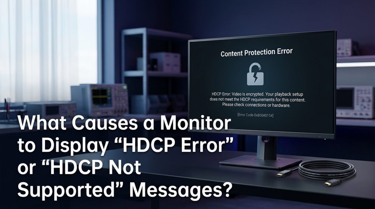 What Causes a Monitor to Display “HDCP Error” or “HDCP Not Supported” Messages?