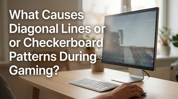 What Causes Diagonal Lines or Checkerboard Patterns During Gaming?