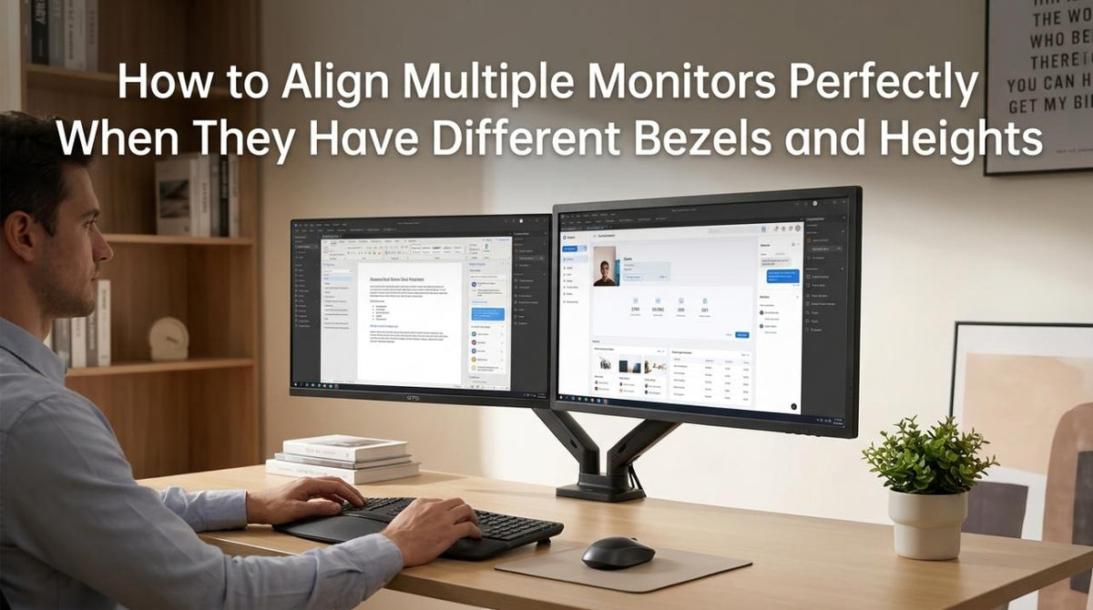 Screen Alignment Monitor Align Multiple Monitors: Fix Bezels, Heights & Gaps