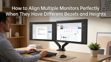 How to Align Multiple Monitors Perfectly When They Have Different Bezels and Heights