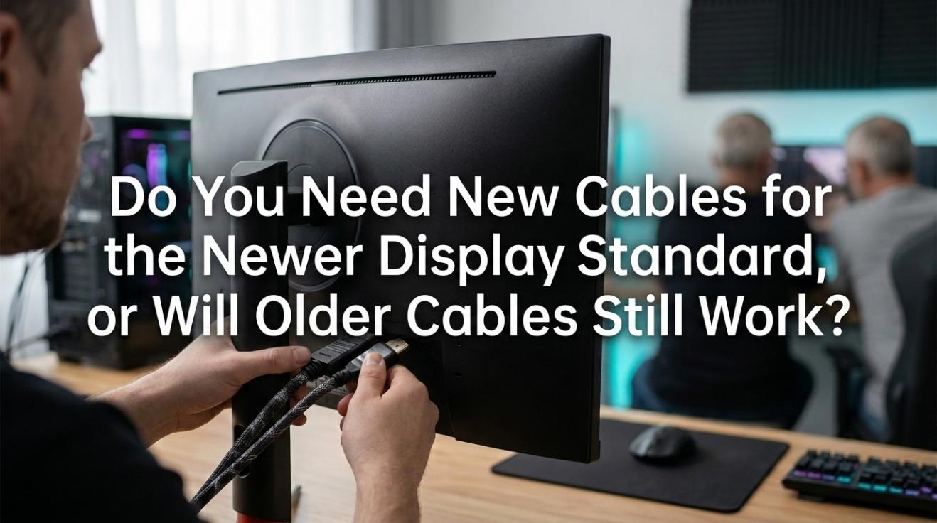 Do You Need New Cables for the Newer Display Standard, or Will Older Cables Still Work?