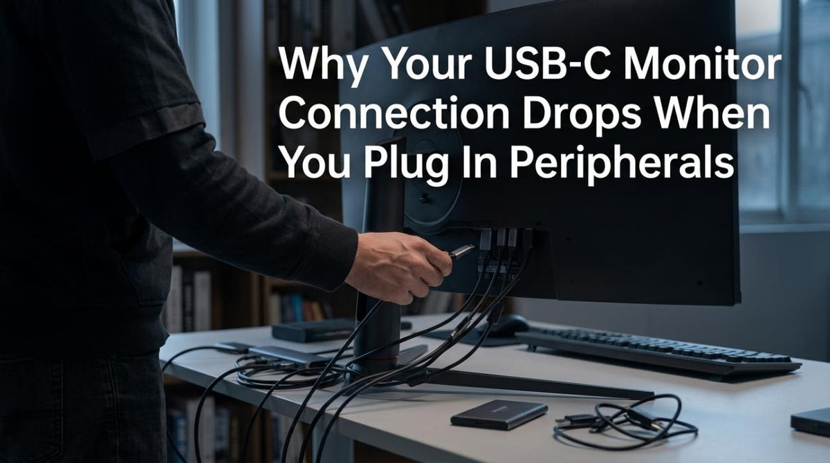 Computer Drops Plug In Why Your USB-C Monitor Connection Drops