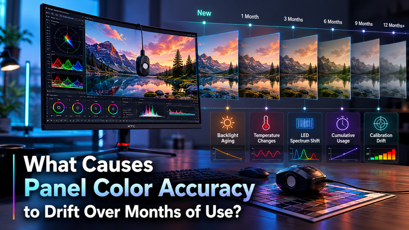 What Causes Panel Color Accuracy to Drift Over Months of Use?