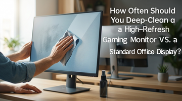 How Often Should You Deep-Clean a High-Refresh Gaming Monitor vs. a Standard Office Display?