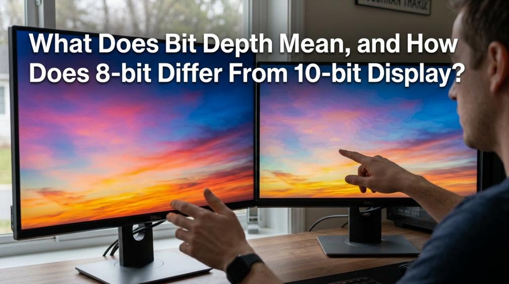 What Does Bit Depth Mean, and How Does 8-bit Differ From 10-bit Display?
