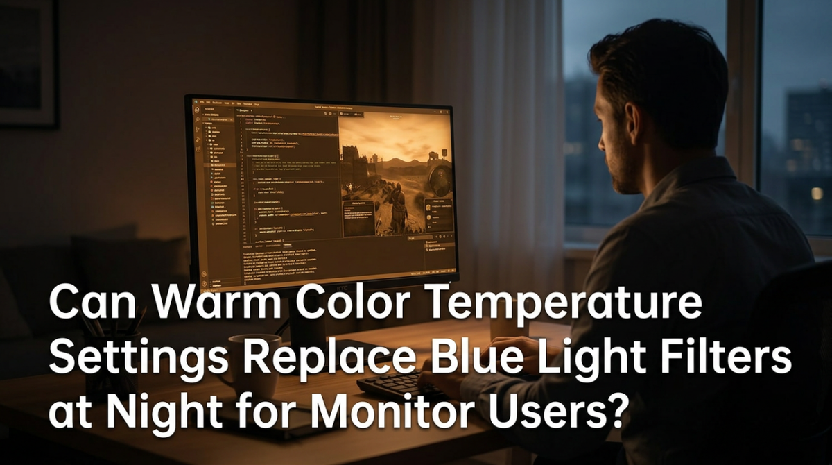 Warm Color Temp vs. Blue Light Filter for Monitors