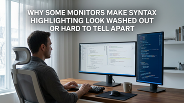 Why Some Monitors Make Syntax Highlighting Look Washed Out or Hard to Tell Apart