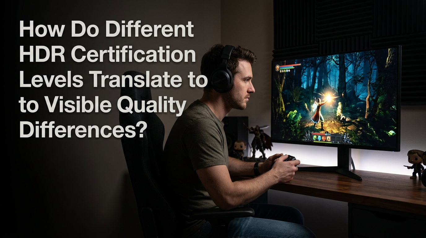 How Do Different HDR Certification Levels Translate to Visible Quality Differences?