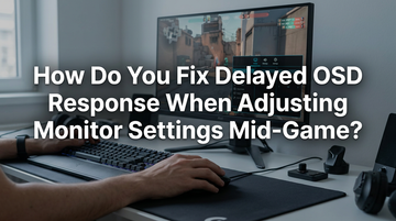 How Do You Fix Delayed OSD Response When Adjusting Monitor Settings Mid-Game?