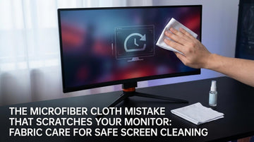 The Microfiber Cloth Mistake That Scratches Your Monitor: Fabric Care for Safe Screen Cleaning