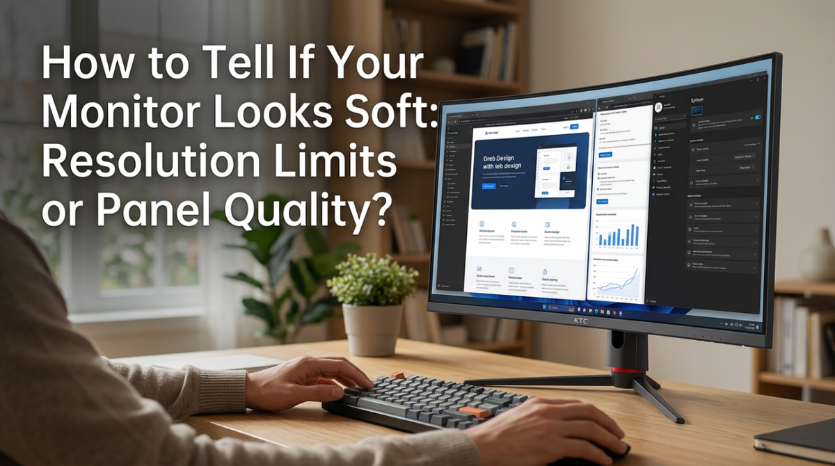 How to Tell If Your Monitor Looks Soft: Resolution Limits or Panel Quality?