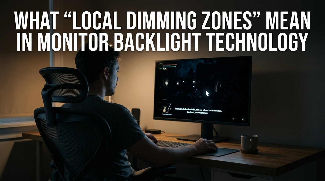 What “Local Dimming Zones” Mean in Monitor Backlight Technology
