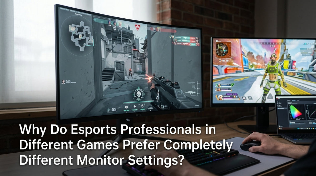 Why Do Esports Professionals in Different Games Prefer Completely Different Monitor Settings?