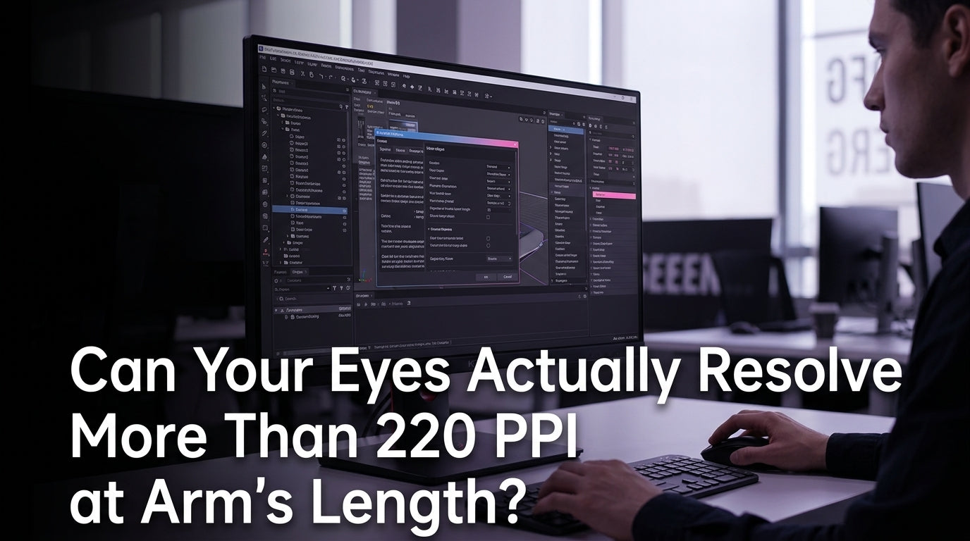 Can Your Eyes Actually Resolve More Than 220 PPI at Arm’s Length?