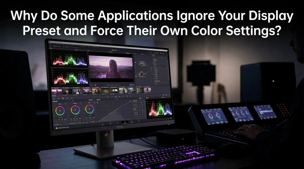 Why Apps Override Your Monitor's Color Settings