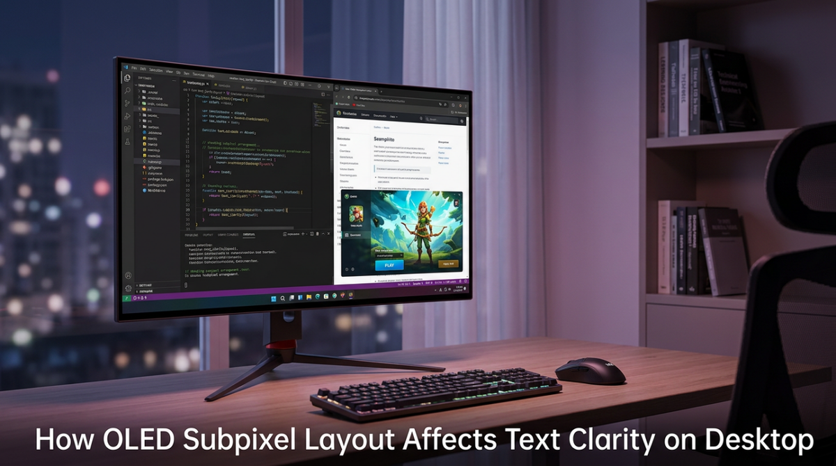 Woled Subpixel Layout OLED Text Clarity: Why Subpixels & PPI Matter