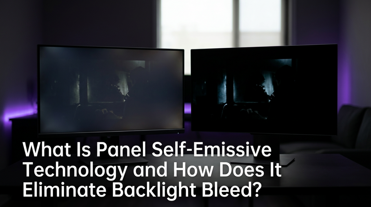 What Is Panel Self-Emissive Technology and How Does It Eliminate Backlight Bleed?