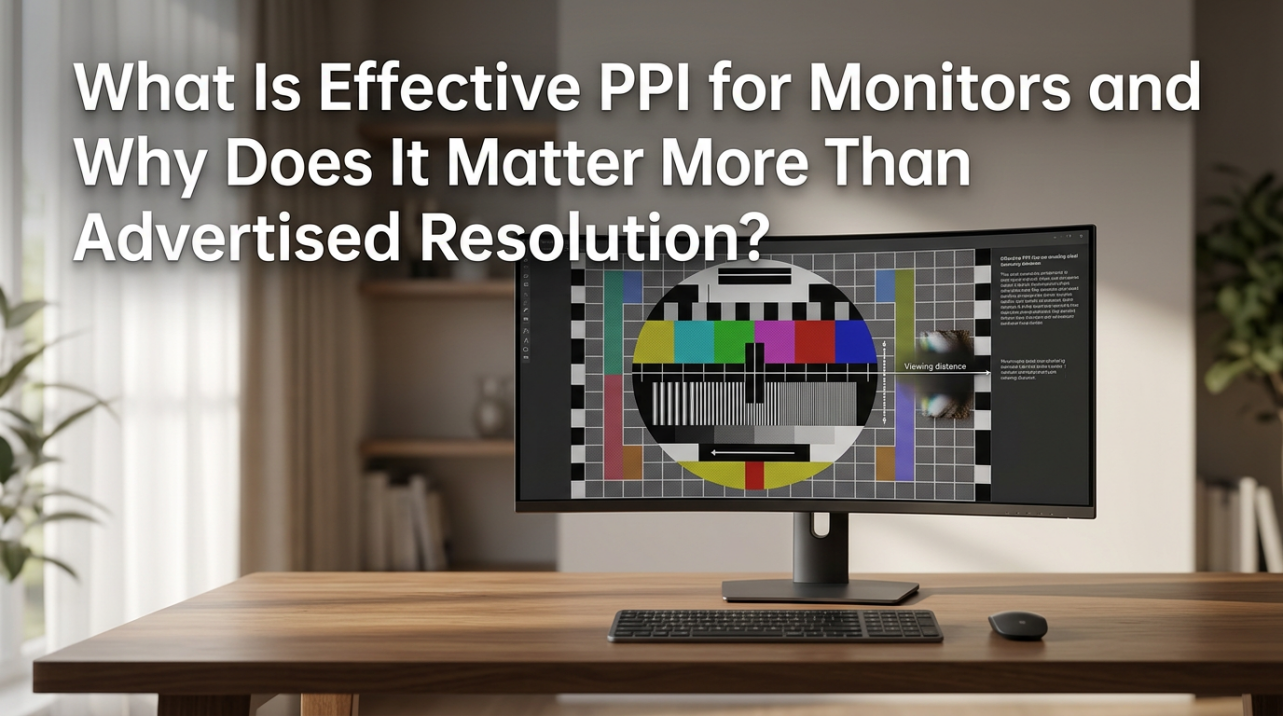 What Is Effective PPI for Monitors and Why Does It Matter More Than Advertised Resolution?