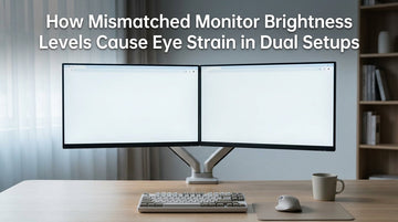 How Mismatched Monitor Brightness Levels Cause Eye Strain in Dual Setups