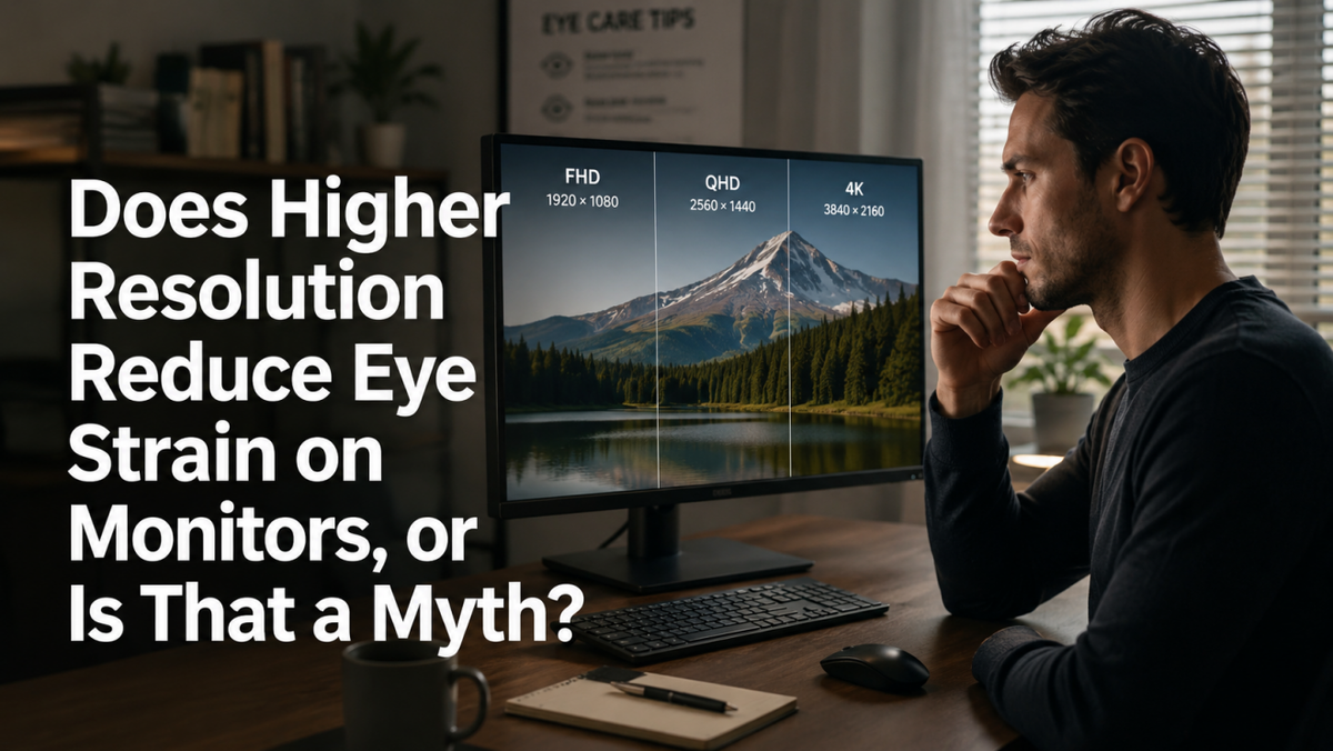 Does Higher Resolution Reduce Eye Strain on Monitors, or Is That a Myth?