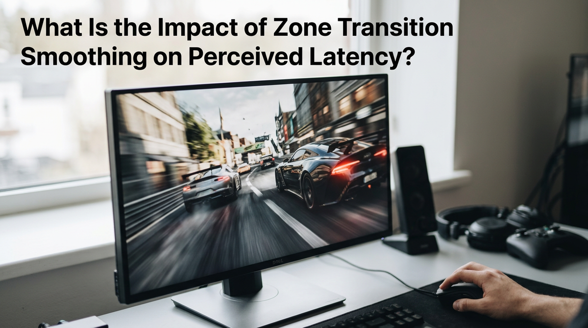 What Is the Impact of Zone Transition Smoothing on Perceived Latency?