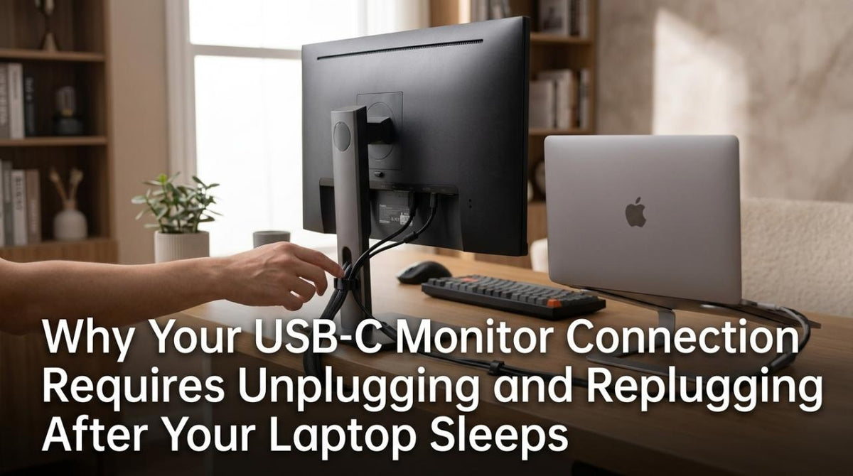 USB-C Monitor Not Waking? Why It Happens & How to Fix It