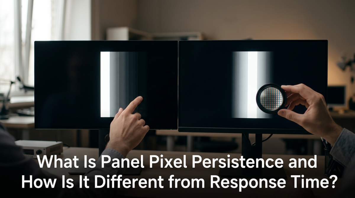 Panel Pixel Persistence vs. Response Time Explained