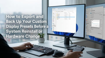 How to Export and Back Up Your Custom Display Presets Before a System Reinstall or Hardware Change