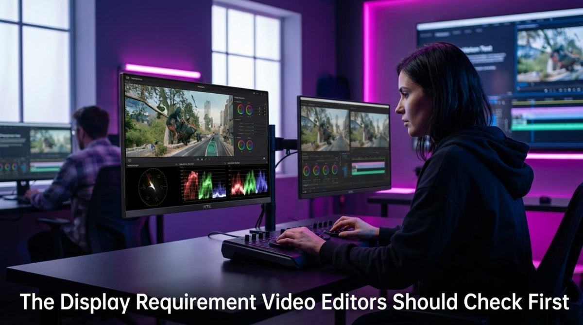 Video Editing Monitors: The Most Important Spec to Check