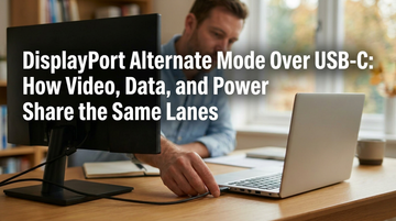 DisplayPort Alternate Mode Over USB-C: How Video, Data, and Power Share the Same Lanes