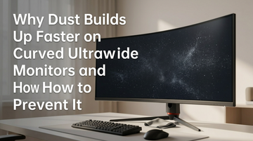 Why Dust Builds Up Faster on Curved Ultrawide Monitors and How to Prevent It